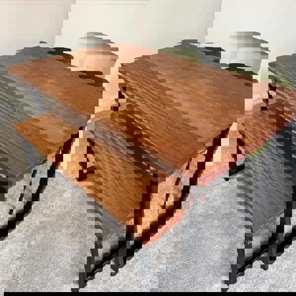 Elegant Sapele Dining Table - TRL Handmade Furniture