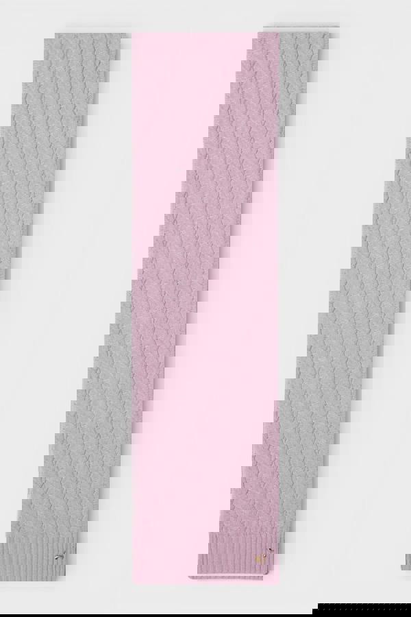 Coach Cable Scarf Faded Pink
