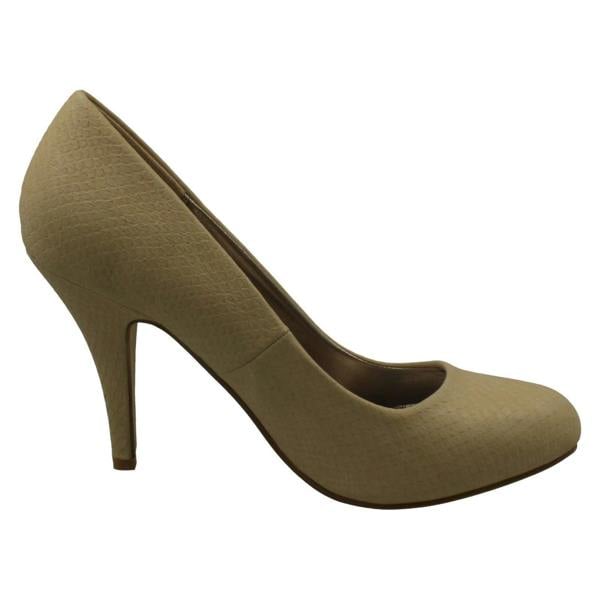 Spot On Ladies Spot On High Heel Court Shoe