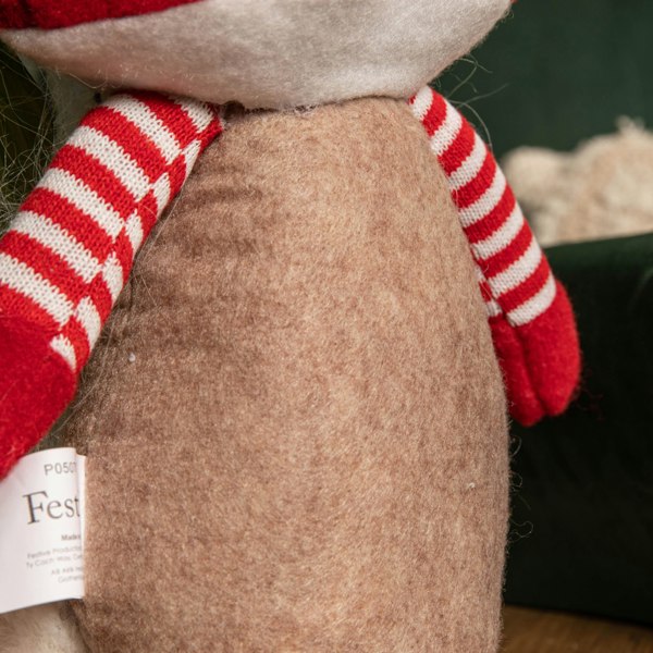 Samuel Alexander 28cm Red and White Sitting Christmas Gonk with Mushroom Hat