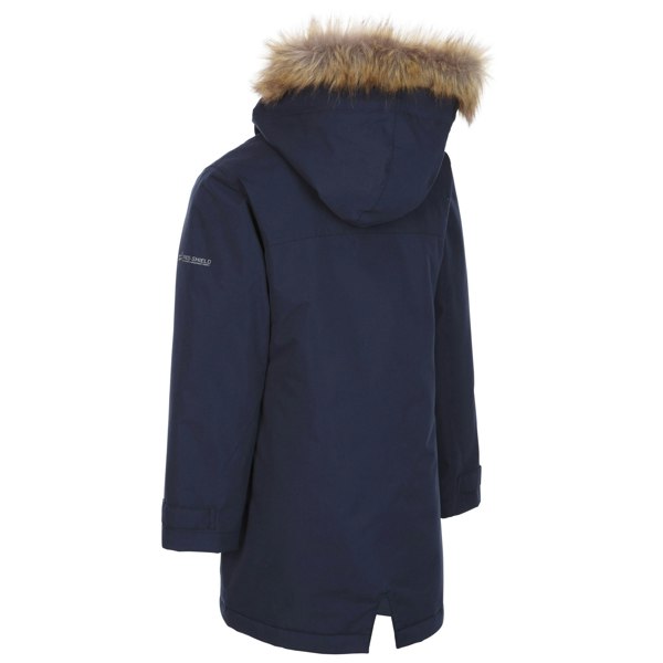 Trespass Girls Rhoda Waterproof Jacket - Navy