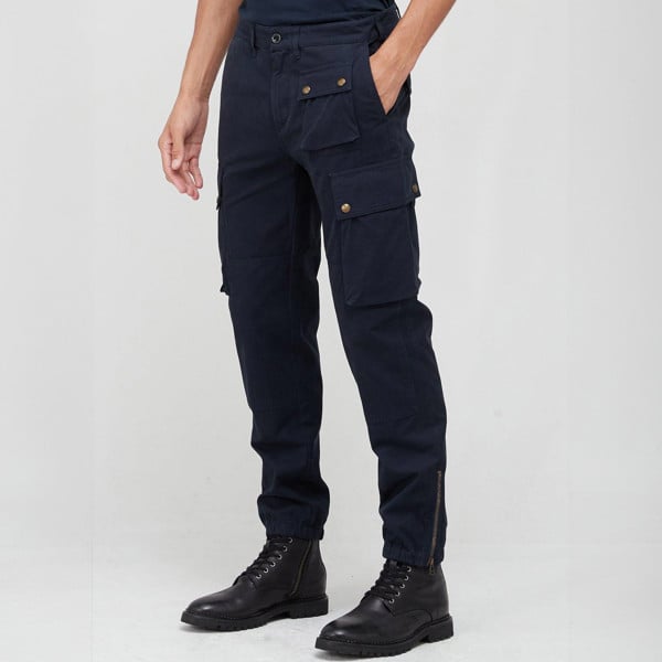 Belstaff Trialmaster Cargo Trousers - Navy Blue