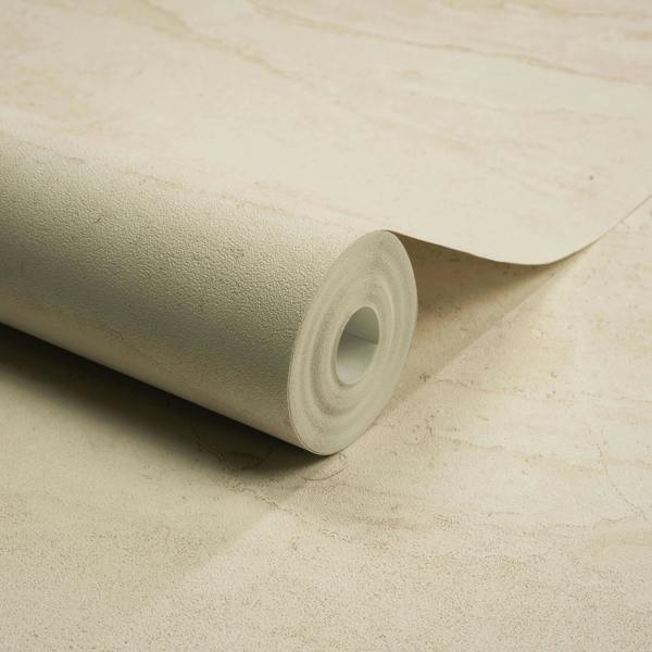 Grandeco Tallab Marble Stone Effect Textured Wallpaper, Neutral