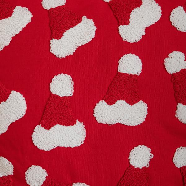 Samuel Alexander 43cm Soft Red Santa Hat Christmas Cushion Decoration