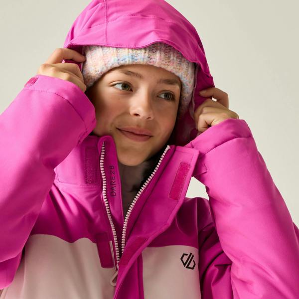 Dare 2B Childrens/Kids Send It II Ski Jacket - Extreme Pink - 