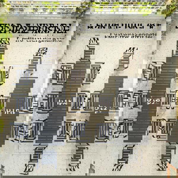 Extendable Outdoor Dining Table