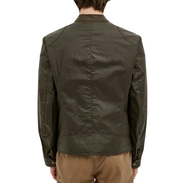 Belstaff Kelland Waxed Cotton Faded Olive Jacket XS