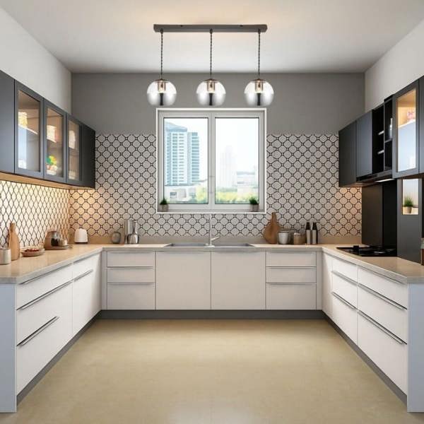 COSYLYTE Marlo 3 Light Smoky Glass Bar Pendant Light