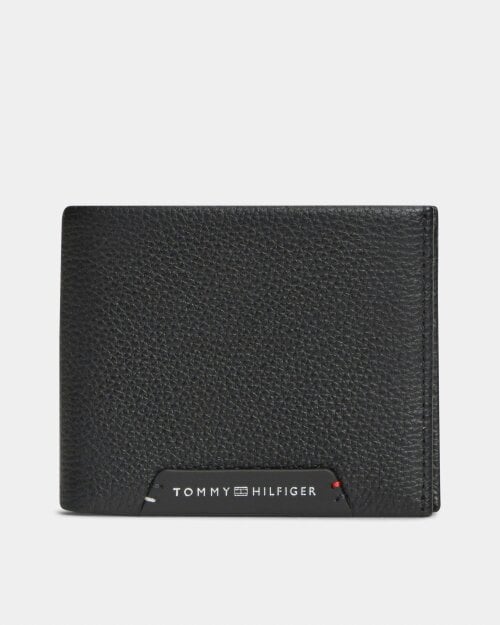 Tommy Hilfiger TH Corp Mens Mini Wallet - Black
