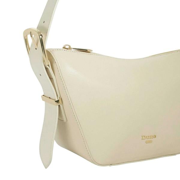 Dune London Womens/Ladies Delicately Suede Handbag - Ecru - 
