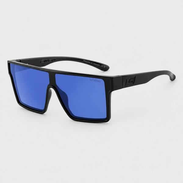 Dirty Dog WEREWOLF - Black Crystal with Blue Mirror Lens