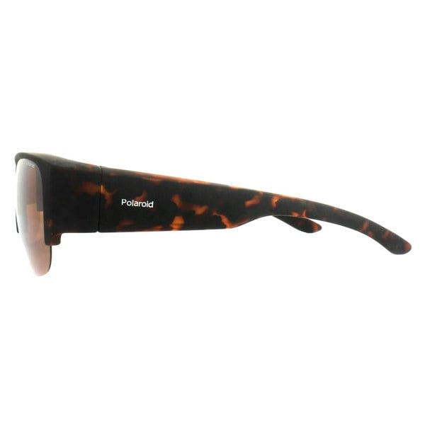 Polaroid Suncovers Fit Over Glasses Sunglasses PLD 9007/S V08 HE Havana Brown Polarized