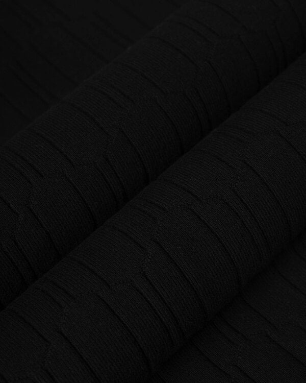 Steel & Jelly Tarvin - Geo Texture Knitted Polo Shirt