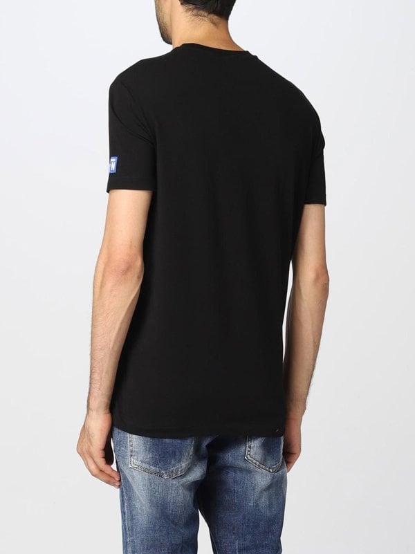 Dsquared2 Icon Box Logo on Sleeve Black Underwear T-Shirt