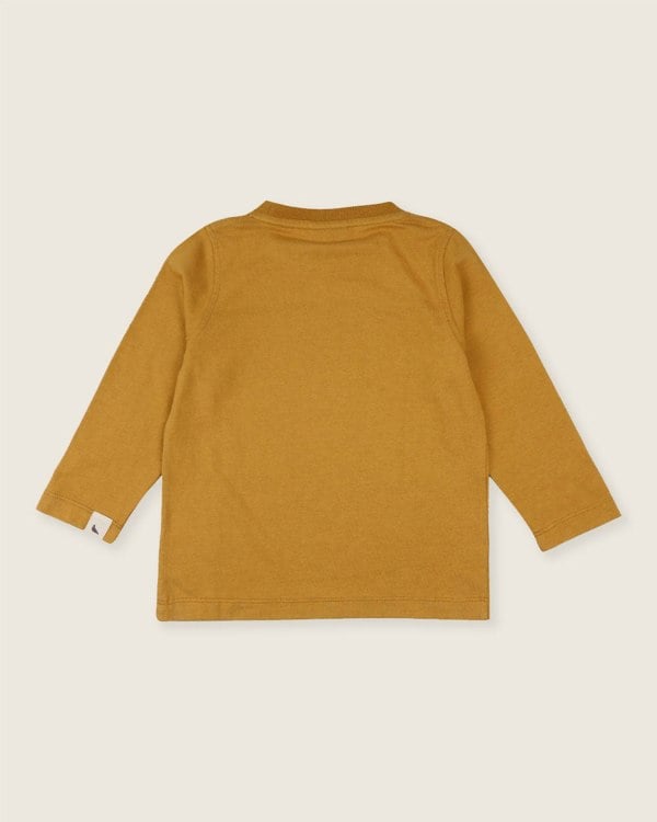 organic cotton Yellow Shine Bright Slogan Print Top - image 5
