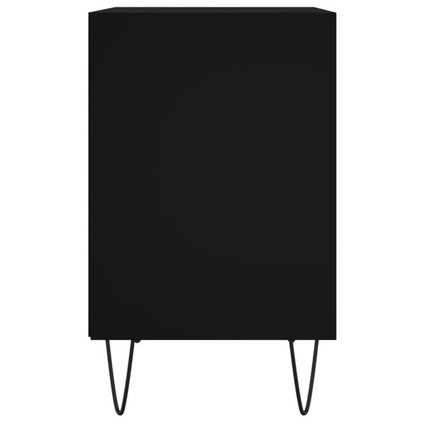 Berkfield Bedside Cabinets 2 pcs Black 40x30x50 cm Engineered Wood