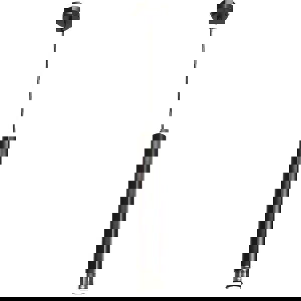 Milagro Dani Pendant Lamp Hand Made Black And Chrome