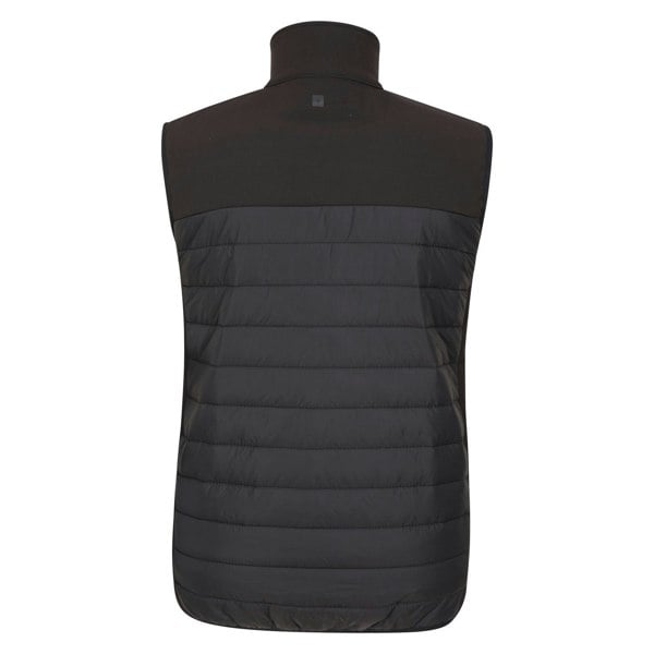 Mountain Warehouse Mens Turbine II Hybrid Padded Gilet - Black