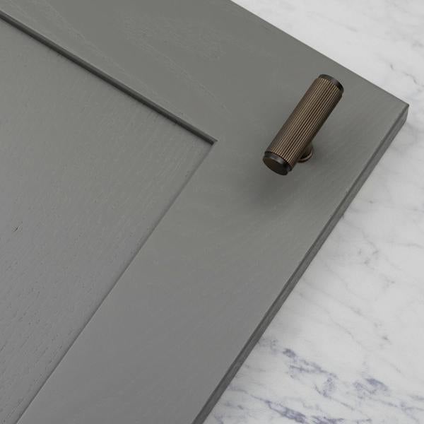 Handle & Home Antique Brass Reeded Pulls