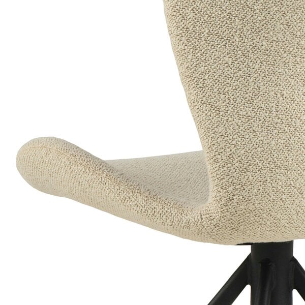 Wyld Haus Set of 2 Acorn Upholstered Cream Swivel Dining Chairs
