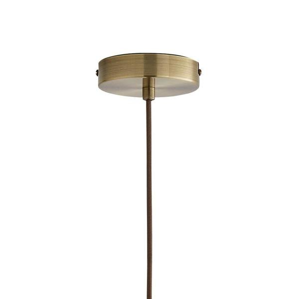 Pagazzi Lighting Riva Antique Brass Single Pendant