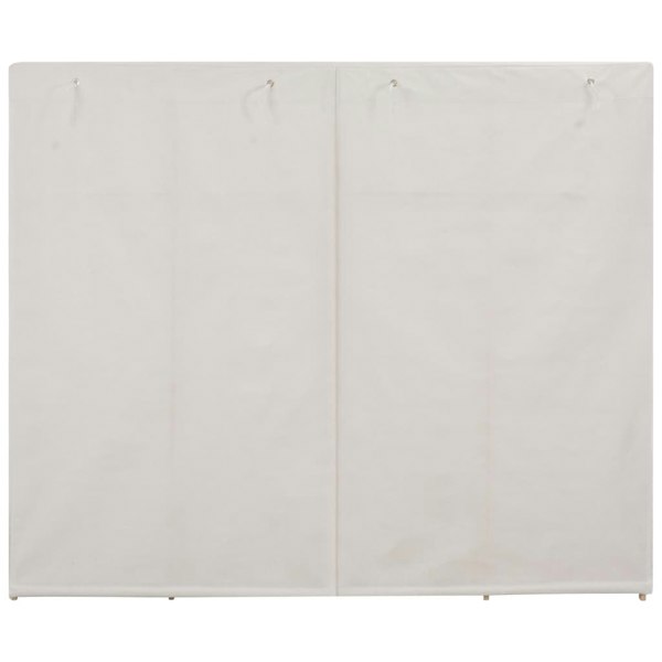 Berkfield Wardrobe White 200x40x170 cm Fabric