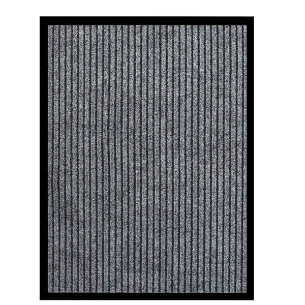 Berkfield Doormat Striped Grey 60x80 cm