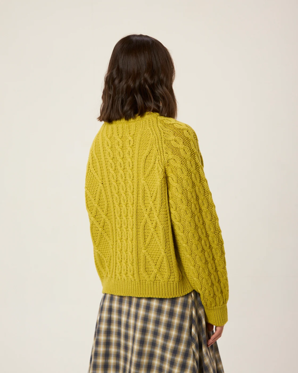 Peregrine Beckett Cable Knit Crew Jumper