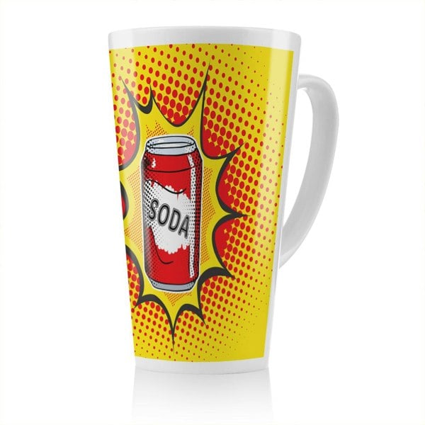 Benjamin Tate Design retro style Designer Latte Mug