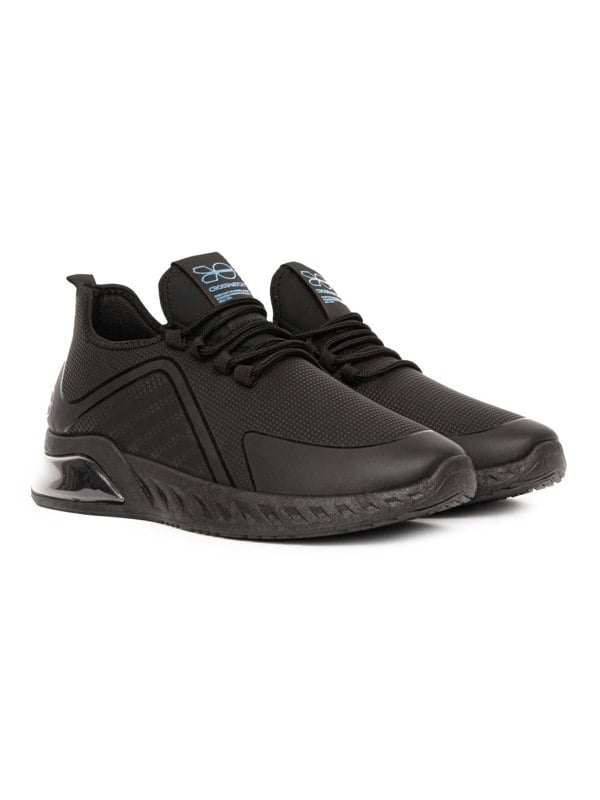 Crosshatch Clarington Trainers Black/Blue
