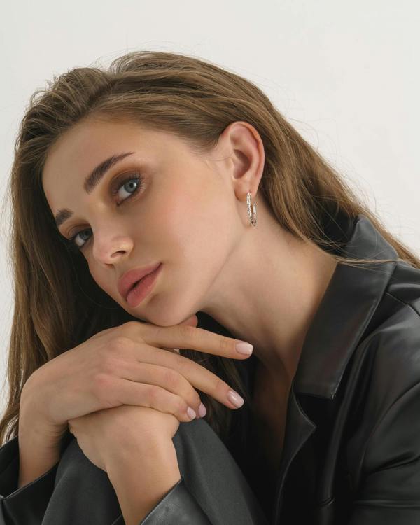 Sterling Silver Thin Hoop Earrings - Earrings - Elk & Bloom