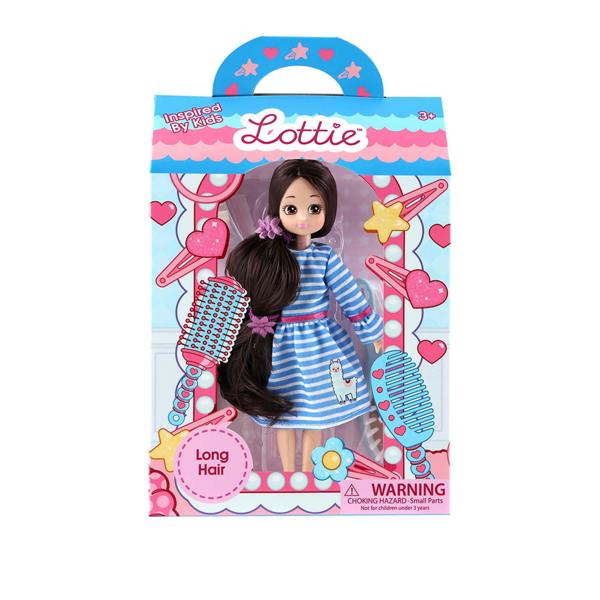 Lottie Doll Long Hair Doll - Mini Brush & Hairband Accessories Included