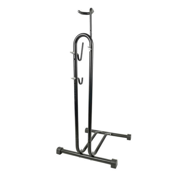 MONVELO Bike Rack Floor Stand Bicycle Parking Freestanding Storage Outdoor Black