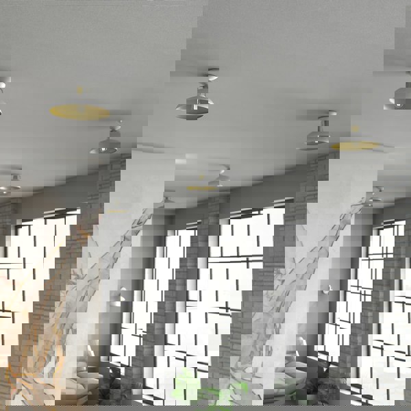 Milagro Ceiling Lamp Felix White/Gold 1XE27