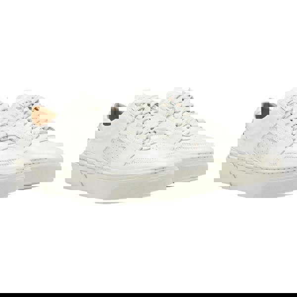 Boss Mens Gary Leather Tennis Shoes - White - 