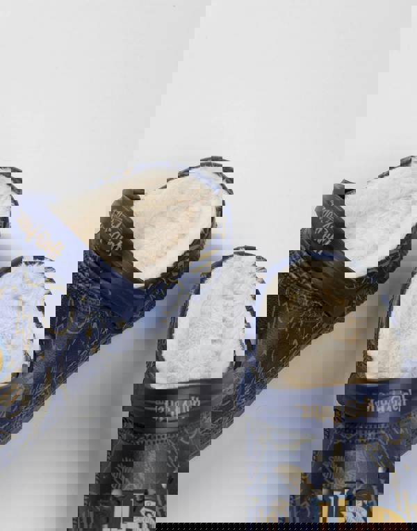 Harry Potter Womens Blue Logo Fur Lined Clogs