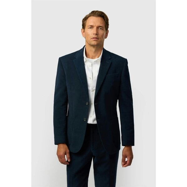 Ted Baker Tailored Fit Navy Moleskin Jacket