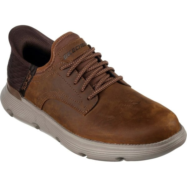 Skechers Garza Gervin Men's Shoes in Dark Brown
