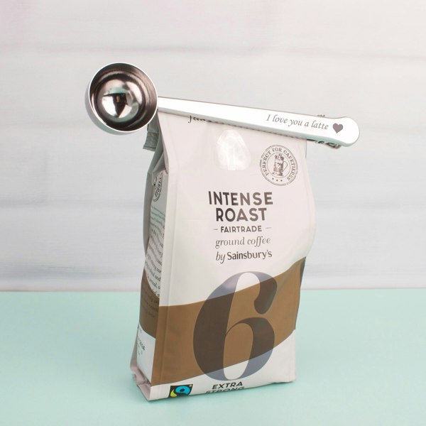 Mother's Day Personalised Coffee Spoon and Bag Clip - MYLEE London