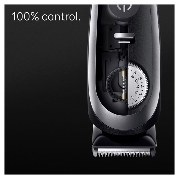 Braun Beard Trimmer Series 9 BT9420, Trimmer With Barber Tools And 180-min Runtime