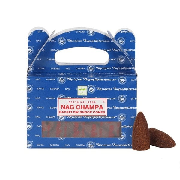 Serano Set of 6 Packets of Satya Nag Champa Backflow Dhoop Cones