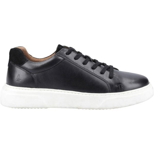 Hush Puppies Whelan Leather Men's Black Trainers