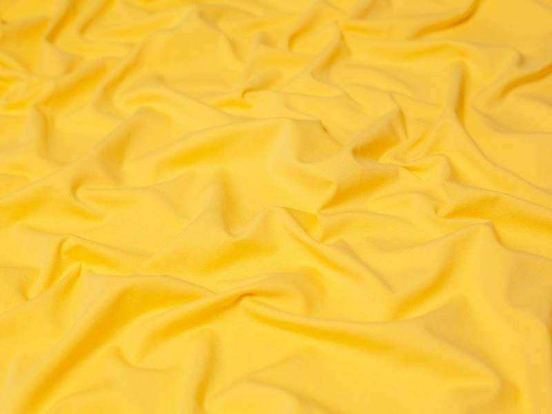 Minerva Core Range Minerva Heavy Cotton Jersey Stretch Knit Fabric - Plain Design Dressmaking Fabric, 160 cm / 63" Wide - per metre