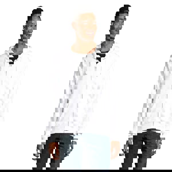 SOLS Mens Spike Full Zip Hoodie - White