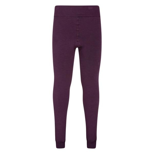Mountain Warehouse Kids Fluffy Fleece Lined Leggings - Purple