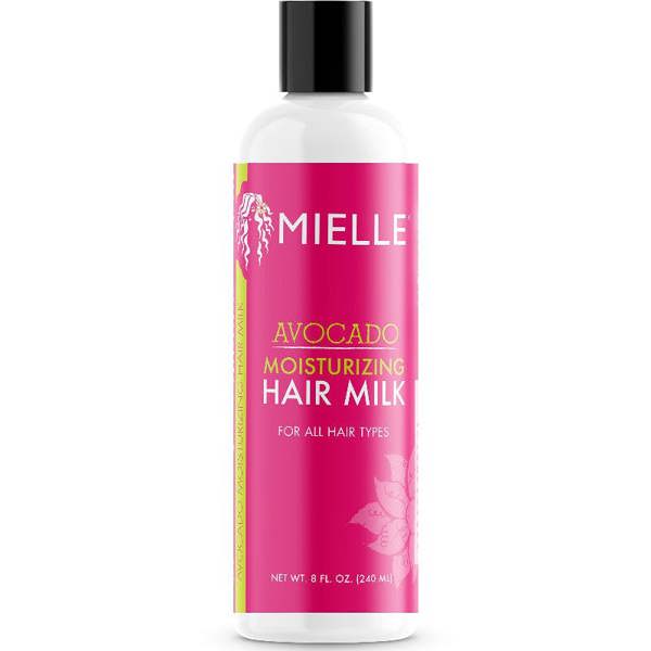 Mielle Avocado Moisturizing Hair Milk bottle on a white background