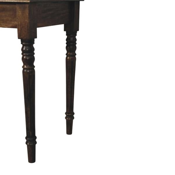 Artisan Furniture Solid Wood Heritage Turned-Leg Desk, Brown