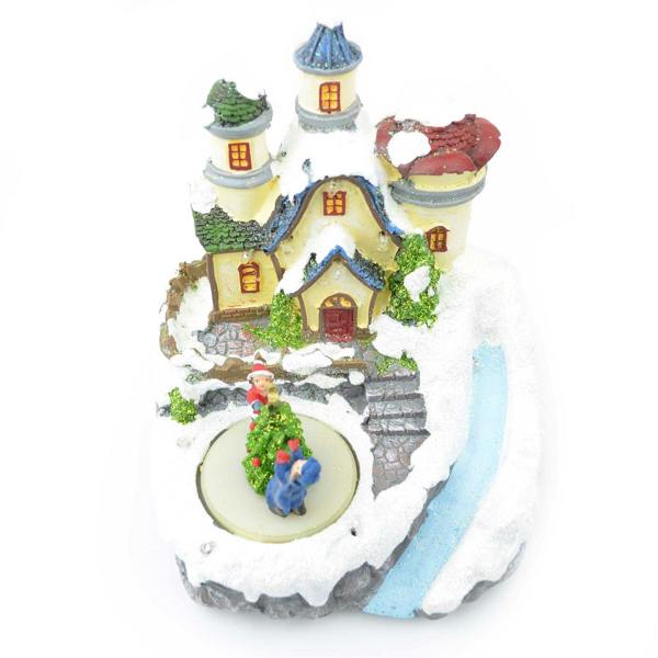 18cm Christmas LED Musical Light Up Nativity Sculpture Set for Indoor Festive Home Display image 6