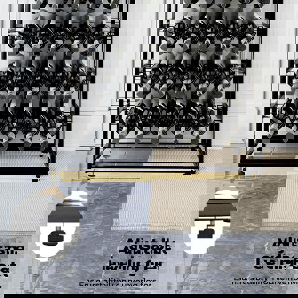 Levede Wine Rack 30 Bottles Free Standing Floor Wooden Top 6 Tiers Wine Shelves