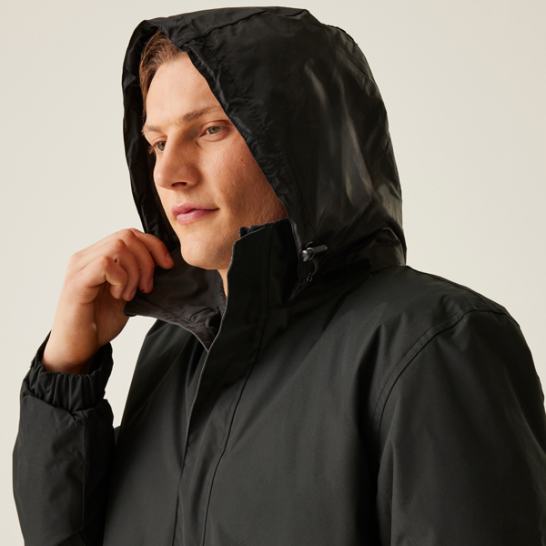 Regatta Mens Beauford Waterproof Windproof Jacket (Thermoguard Insulation) - Black